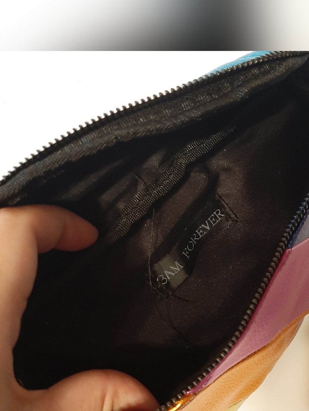🔥3AM Forever Mulyicolor Metallic Leather Fanny Pack - Picture 3 of 6